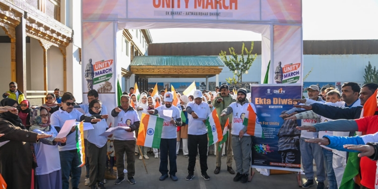 CEC Kargil Leads Rashtriya Ekta Diwas Celebrations at TFC Kargil