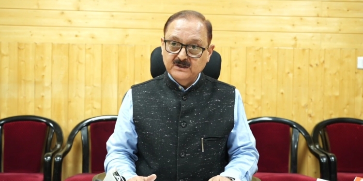 Chief Secretary Dr. Pawan Kotwal addresses Press Briefing on key Issues