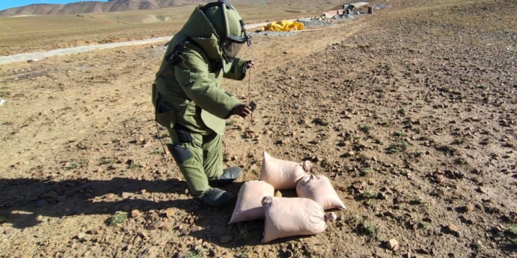 Indian Army Defuses UXO, Six Unexploded Bombs at Kurbathang