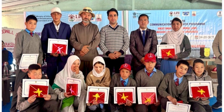 Two Day Mega Outreach Programme of CBC Concludes at Tyakshi, Leh