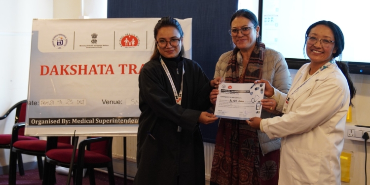 Conclusion of Second Batch of Dakshata Training at SNM Hospital, Leh.