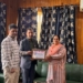 Hakak felicitated by Dr Iffat Hussan Shah