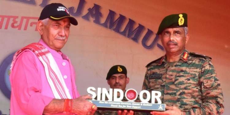 Lieutenant Governor addresses Mega Rally of Ex-Servicemen in Jammu