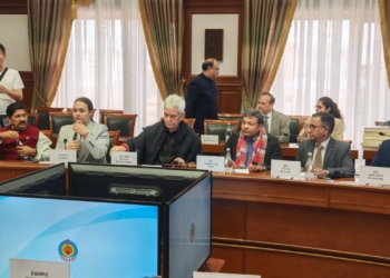 LG Manoj Sinha Visits Russia for holy relics visit
