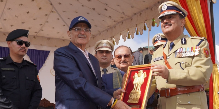 LG Kavinder attends historic first Passing Out Parade of Ladakh Police