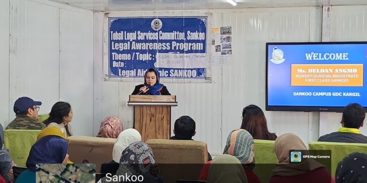 Sankoo Campus, GDC Kargil Organises Awareness Programme on Legal Awareness 