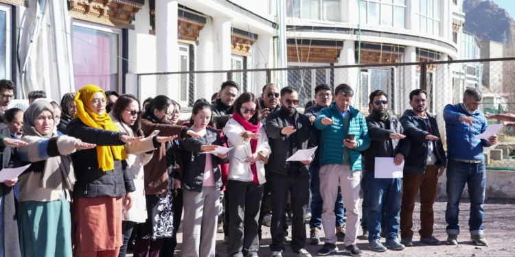 Constitution Day observed at UT Secretariat, Leh