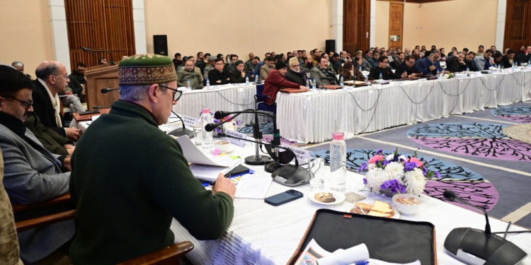 CM Omar Abdullah reviews progress of development works in District Srinagar