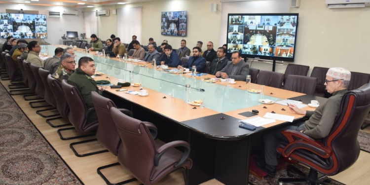 CM Omar Abdullah reviews winter preparedness ahead of predicted snowfall, precipitation in J&K