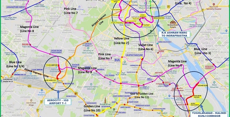 Cabinet approves three new corridors as part of Delhi Metro’s Phase V (A) Project