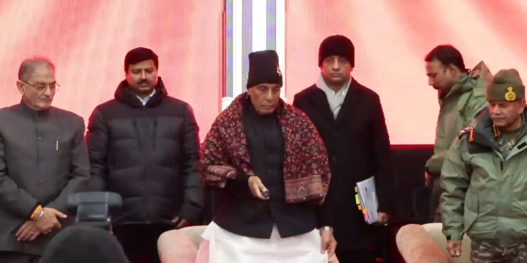 Raksha Mantri Rajnath Singh dedicates BRO’s 22 vital infrastructure projects for J&K