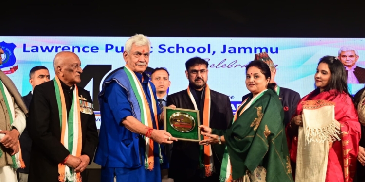 Lieutenant Governor attends 40th Anniversary celebration of Lawrence Public School in Jammu