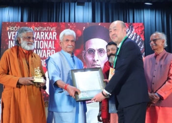 Lieutenant Governor attends HRDS India’s ‘Veer Savarkar International Impact Award’ in New Delhi