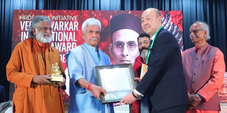 Lieutenant Governor attends HRDS India’s ‘Veer Savarkar International Impact Award’ in New Delhi