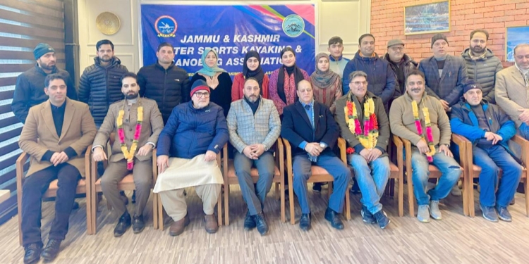 J&K Water Sports Kayaking and Canoeing Association Holds General Body Meeting, Conducts Elections
