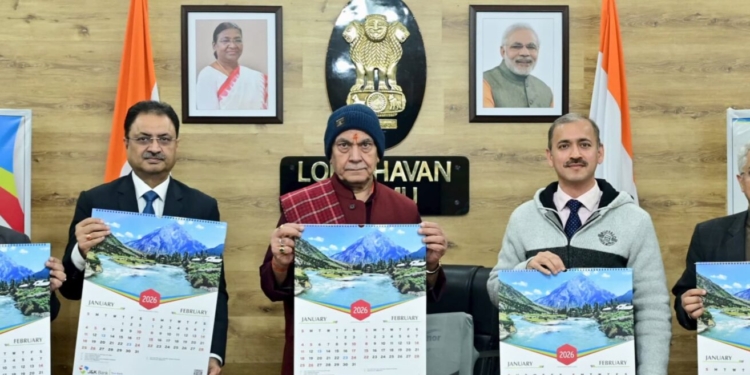 Lieutenant Governor unveils J&K Bank Calendar – 2026