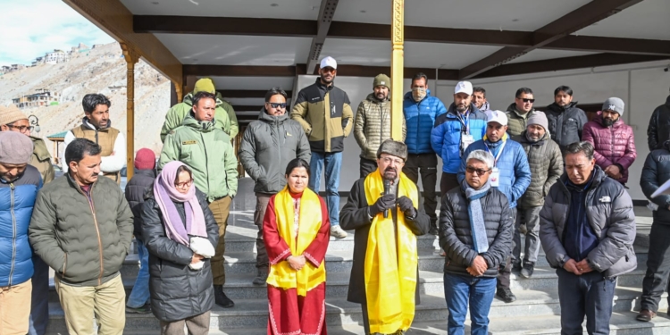 CEC Dr Jaffer Akhoon flags off school students on exposure tour