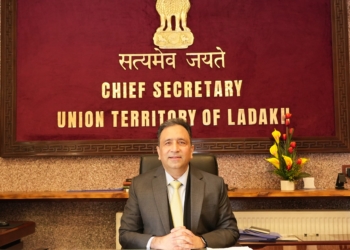 Ashish Kundra, IAS, assumes charge as Chief Secretary of UT Ladakh