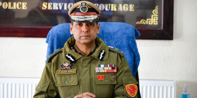 Mukesh Singh takes charge as DGP of Ladakh Police