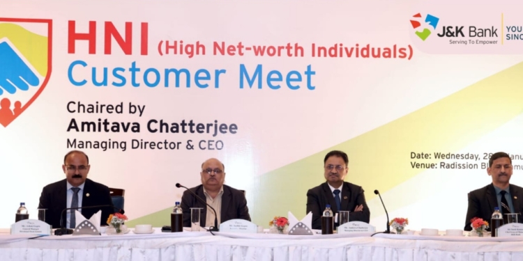 J&K Bank organizes HNI Customer Meet in Jammu