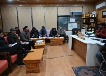 DC Kargil Reviews SDRF Relief Distribution, Stresses Timely and Transparent Disbursement