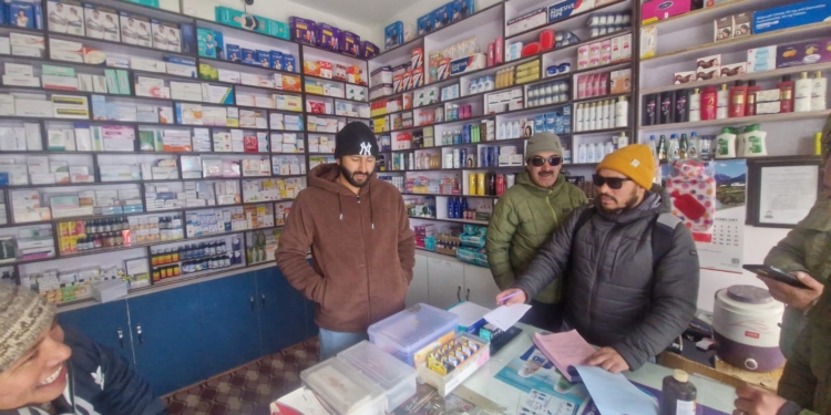 Joint Inspection Drive Conducted in Zanskar Main Market