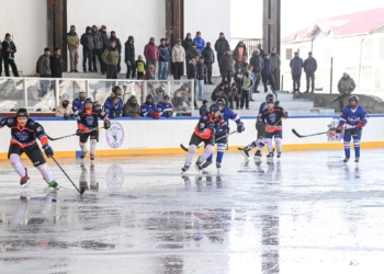 17th CEC Cup Ice Hockey Championship Kicks Off at Biamathang, Kargil
