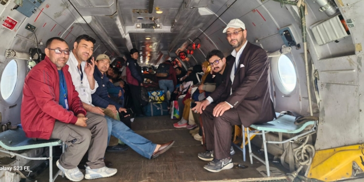 AN-32 Kargil Courier Service Operates First Jammu Sortie of Winter Season