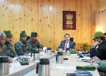 Chief Secretary Ladakh chairs LDMA meeting to review Disaster Preparedness and Mitigation Measures