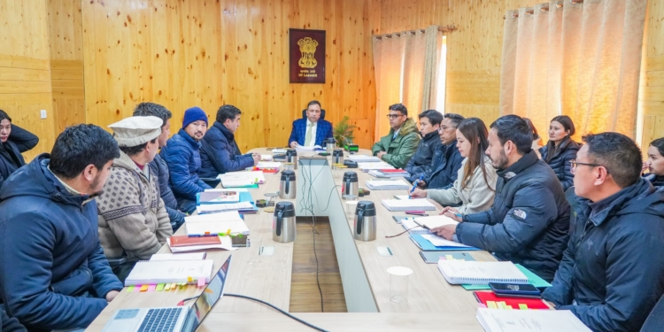 Chief Secretary Ashish Kundra Chairs 6th Board of Directors Meeting of SIDCO Ladakh