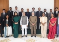 PM Modi holds roundtable with CEOs of AI and deeptech startups at Seva Teerth