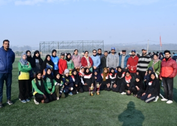 Srinagar Girls Shine at UT Level Softball Championship 2025, Coach Javid Ahmad Akhoon Praised for Outstanding Guidance