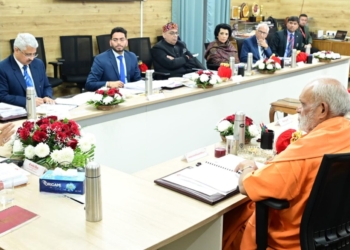 LG Manoj Sinha Chairs Shri Mata Mansa Devi Shrine Board Meeting