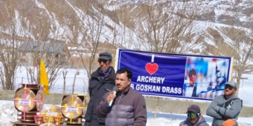 Councillor Abdul Wahid Attends Archery Tournament Finale in Drass
