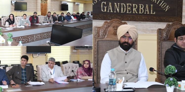 MD, Mission Yuva, Deputy Commissioner review progress of Mission YUVA in Ganderbal