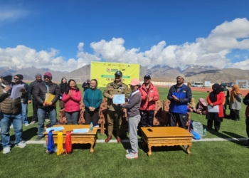 Women’s Day Celebrated with Mass Participation Sports Event at Astro Turf Ground, Kargil