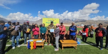 Women’s Day Celebrated with Mass Participation Sports Event at Astro Turf Ground, Kargil