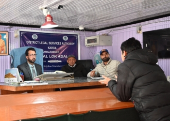 National Lok Adalat Held in Kargil, 134 Cases Settled Amicably