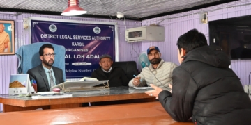 National Lok Adalat Held in Kargil, 134 Cases Settled Amicably