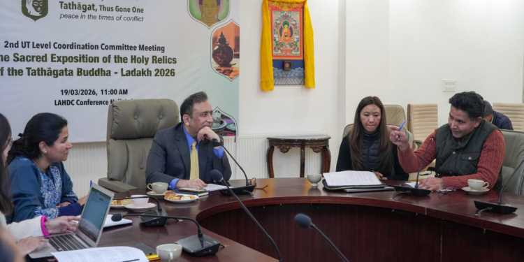 Chief Secretary Interacts with Young Achievers in Leh, Ladakh