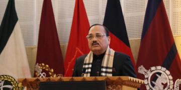 Chief Justice of India Interacts with Officers and Soldiers of Fire and Fury Corps at Raina Auditorium, Leh