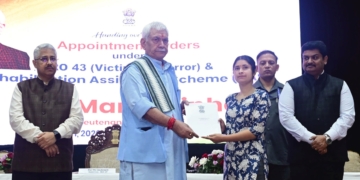 Lieutenant Governor handed over appointment letters to the families of terror victims of Jammu Division