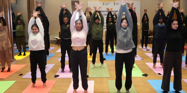 Day 9 of Yoga Session conducted at MIMC by Yoga Expert Rohit Rawat