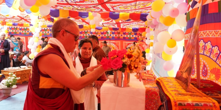 Administrative Secretary Bhanu Prabha Inaugurates Lhachos Model School at Ney