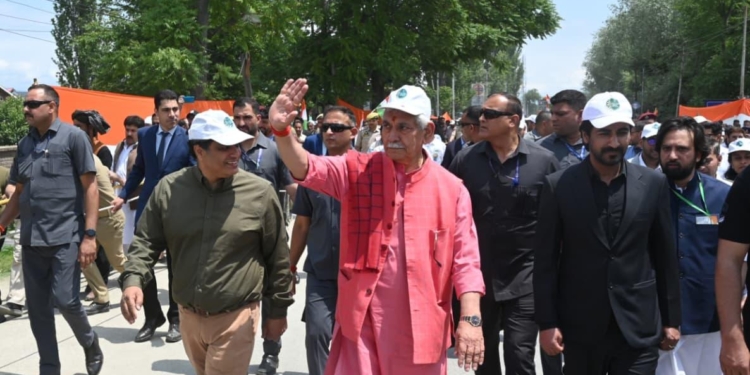 Lieutenant Governor Joined Drug-Free J&K Campaign Padyatra in Baramulla