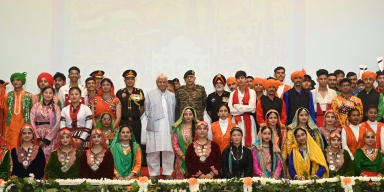 Lieutenant Governor Manoj Sinha interacted with NCC Cadets at Special National Integration Camp