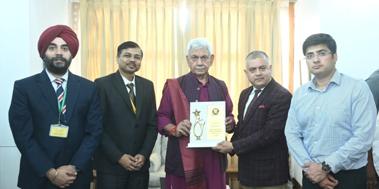 Lieutenant Governor completes his self-enumeration, urges citizens of Jammu Kashmir to self-enumerate their household details and fulfil their civic duty