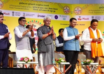 LG Manoj Sinha Attends 9th Maati Samman Samaroh in Mumbai