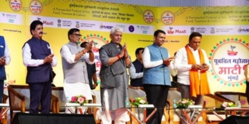 LG Manoj Sinha Attends 9th Maati Samman Samaroh in Mumbai