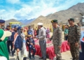CEC Kargil Attends Flag-In Ceremony of National Integration Tour at Helipad Kargil